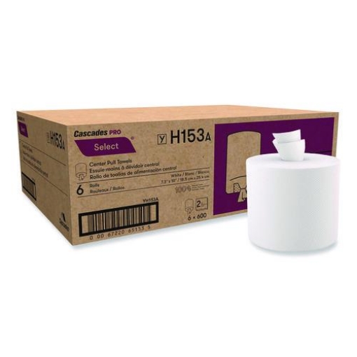 Picture of TOWEL,CPULL,2PLY,600,6,WH