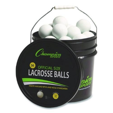 Picture of BALL,LACRSE,36/BUCKET,WH