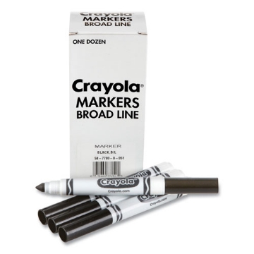 Picture of MARKER,BROAD,POINT,BK,DZ