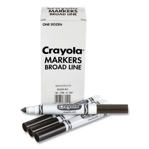 Picture of MARKER,BROAD,POINT,BK,DZ