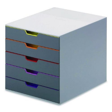 Picture of DRAWER,5COMP,STCKBL,GY