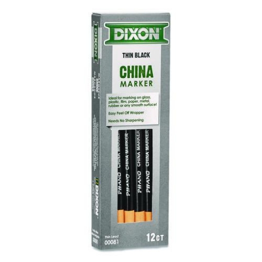 Picture of MARKER,CHINA,THN LD,12,BK