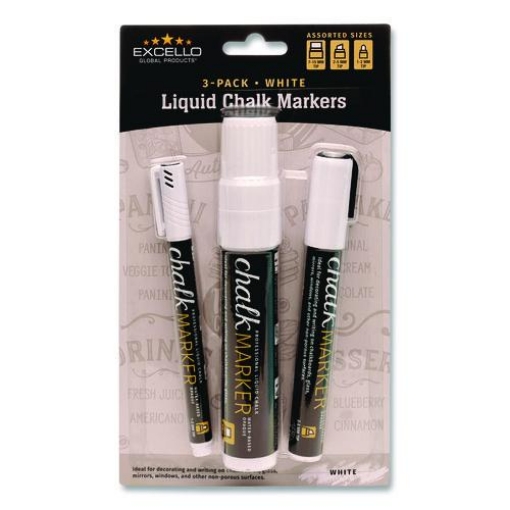 Picture of MARKER,3PK,CHK,MARKER,WHT
