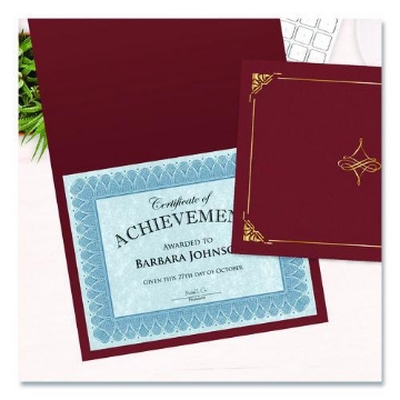 Picture of COVER,CERTIFICATE,5PK,RD