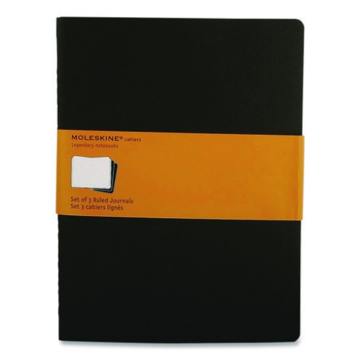 Picture of DIARY,7.5"WX9.75H,BK,3/PK