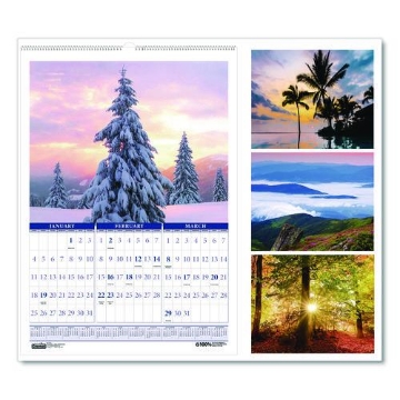 Picture of CALENDAR,3 MO SEASON,WALL