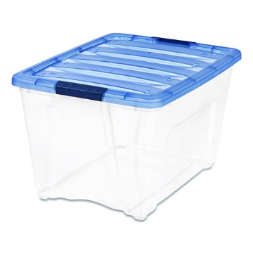 Picture of BOX,54QT,STAK,PUL,CLR/BLU