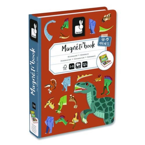 Picture of PUZZLE,MAGNETI'BOOK DINOS
