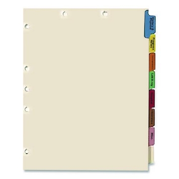 Picture of INDEX,8 TAB,8.5X11,50/BX