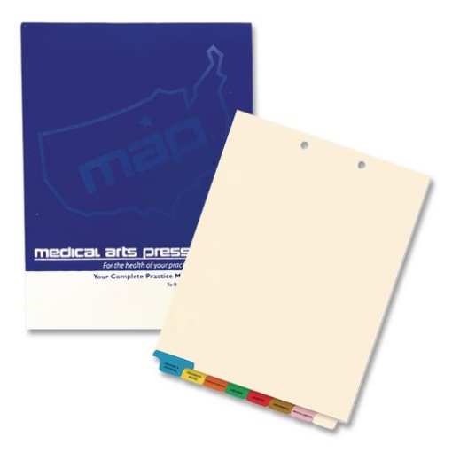 Picture of INDEX,8-TABS,8.5X11,50/BX
