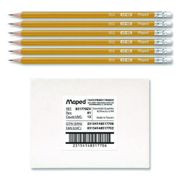 Picture of PENCIL,#2,YW,144PC
