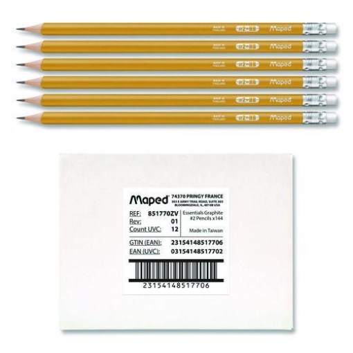 Picture of PENCIL,#2,YW,144PC