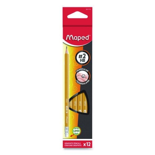 Picture of PENCIL,#2,TRNGL,YW