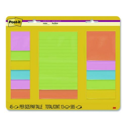 Picture of NOTE,STICKY, ASST,13/PK