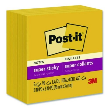 Picture of NOTE,POST-IT 3X3,YLW 5PK