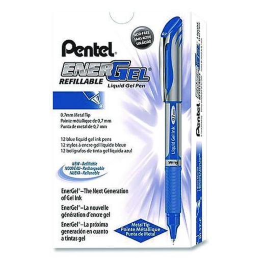 Picture of PEN,LIQUID GEL INK,12,BL