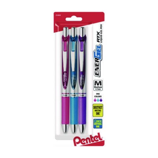 Picture of PEN,GEL,RT,3/ST,AST INK