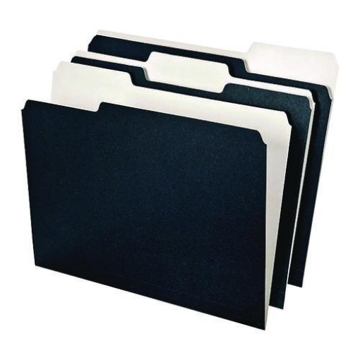 Picture of FOLDER,FLE,RCYC,LTR,,BK