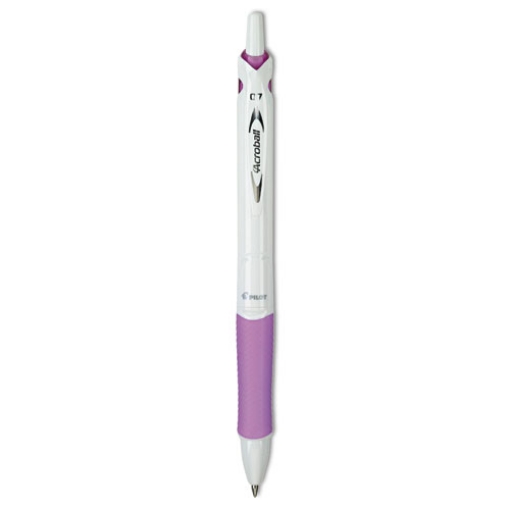 Picture of PEN,ACROBALL,W/PURPLE,WH