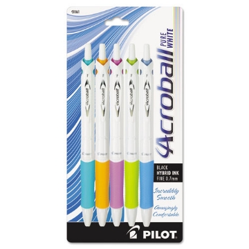 Picture of PEN,ACROBALL,BPT,5/PK,WH