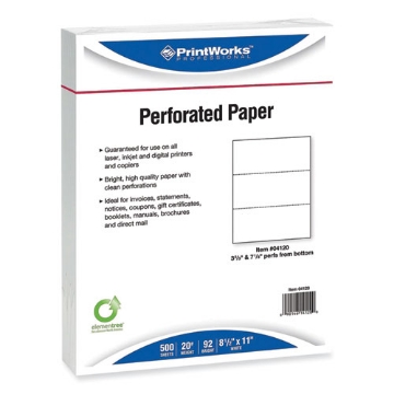 Picture of PAPER,8.5X11,2 PERF,5RM