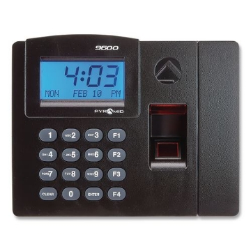 Picture of CLOCK,FNGR PRNT,SL/BK