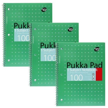 Picture of NOTEBOOK,1SUBJECT,GN,PK3