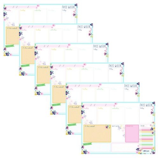 Picture of PLANNER,WKLY,AST,PK6