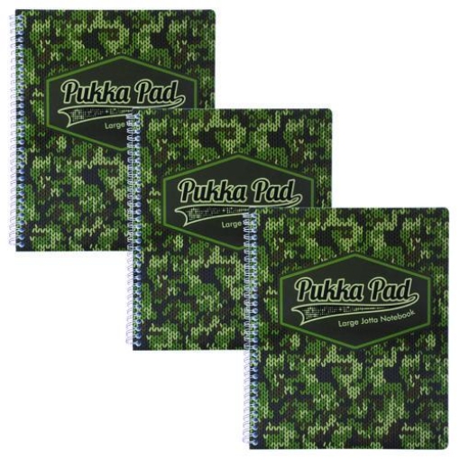 Picture of NOTEBOOK,LETRSIZE,GN,PK3