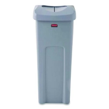 Picture of CAN,TRASH,W/LID,23G,GY
