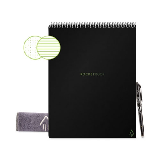 Picture of NOTEBOOK,8.5X11,LIN DT,BK