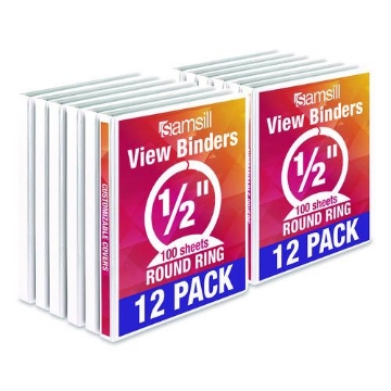 Picture of BNDR,ECO,.5",VIEW,12,WH