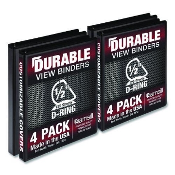 Picture of BNDR,DUR,.5",VW,DR,4PK,BK