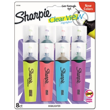 Picture of HILIGHTER,CLEARVW,8ST,AST