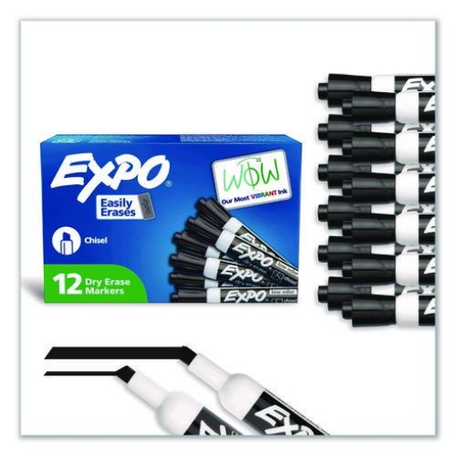 Picture of MARKER,EXPO 2,CHISEL,BK