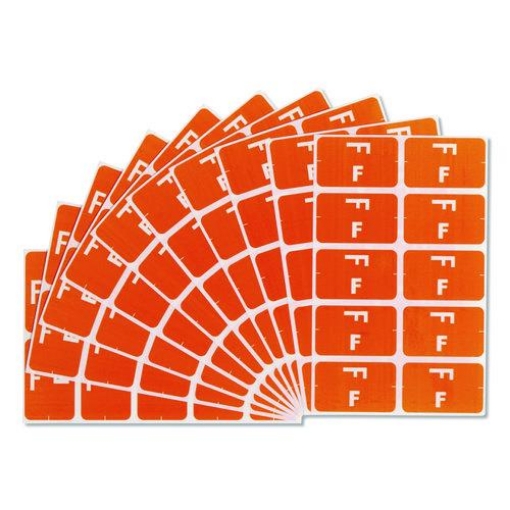 Picture of LABEL,FLDR,LETTER-F,1C/PK