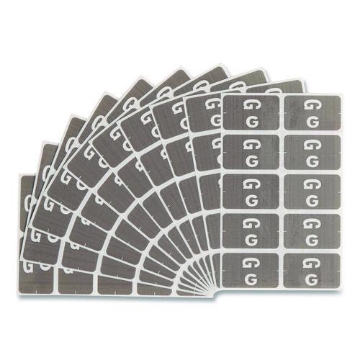 Picture of LABEL,FLDR,LETTER-G,1C/PK