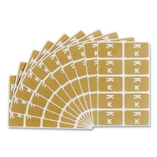 Picture of LABEL,FLDR,LETTER-K,1C/PK
