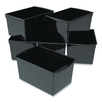 Picture of BOOKRACK,WIDE BK BIN,BK,6