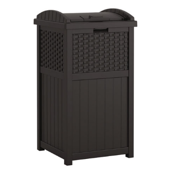 Picture of RECEPTACLE,WICKER,BK
