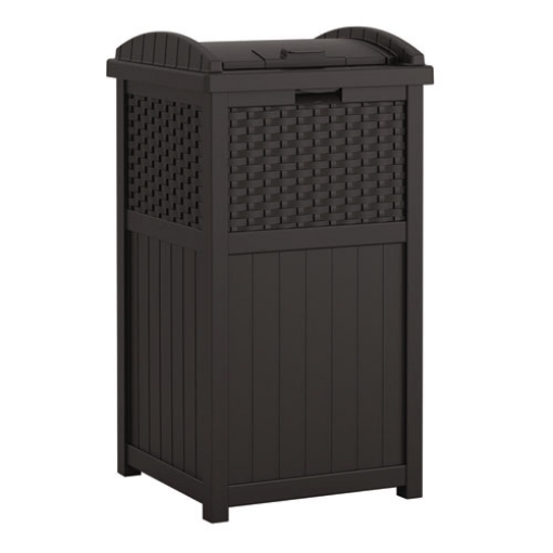 Picture of RECEPTACLE,WICKER,BK