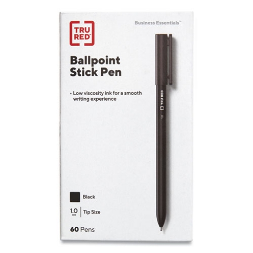 Picture of PEN,STICK,1.0MM,BK,60