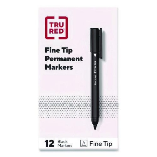 Picture of MARKER,PERM,FIN,12PK,BL