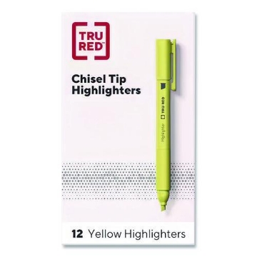 Picture of HILIGHTER,PEN,GRIP,12,YL