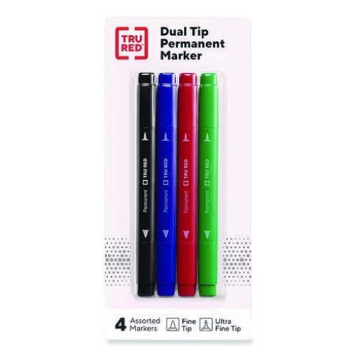 Picture of MARKER,PEN,PERM,4/PK,AST