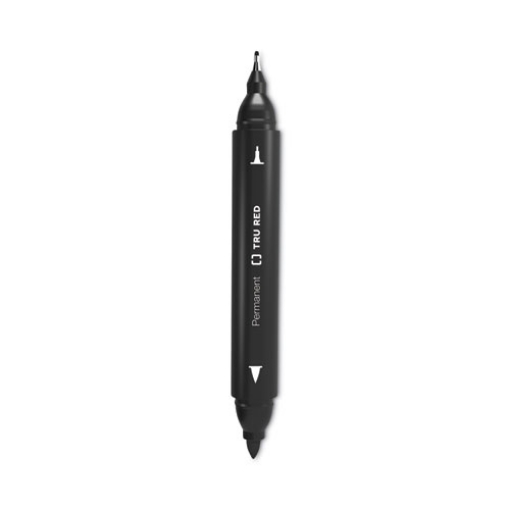 Picture of MARKER,PEN,PERM,BK,4/PK