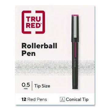 Picture of PEN,ROLLERBALL,RD,12/PK