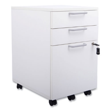 Picture of CABINET,3DRWR,WH,MOBL,PED